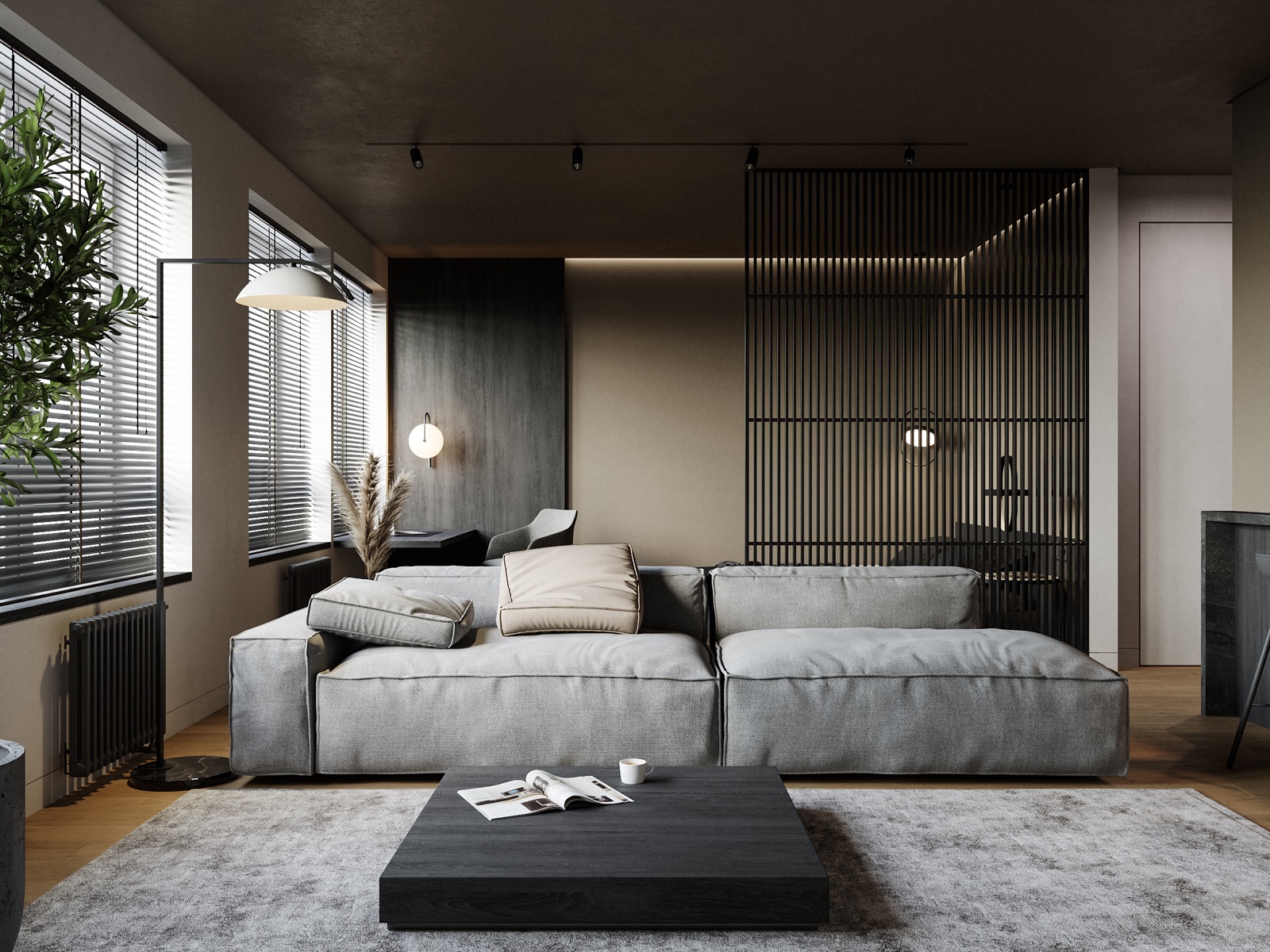 DOMASHNIY — дизайн-проект квартиры в Москве, Brench Architects